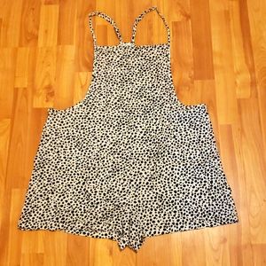 Leopard print romper